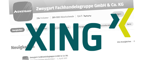 Zweygart auf Xing entdecken